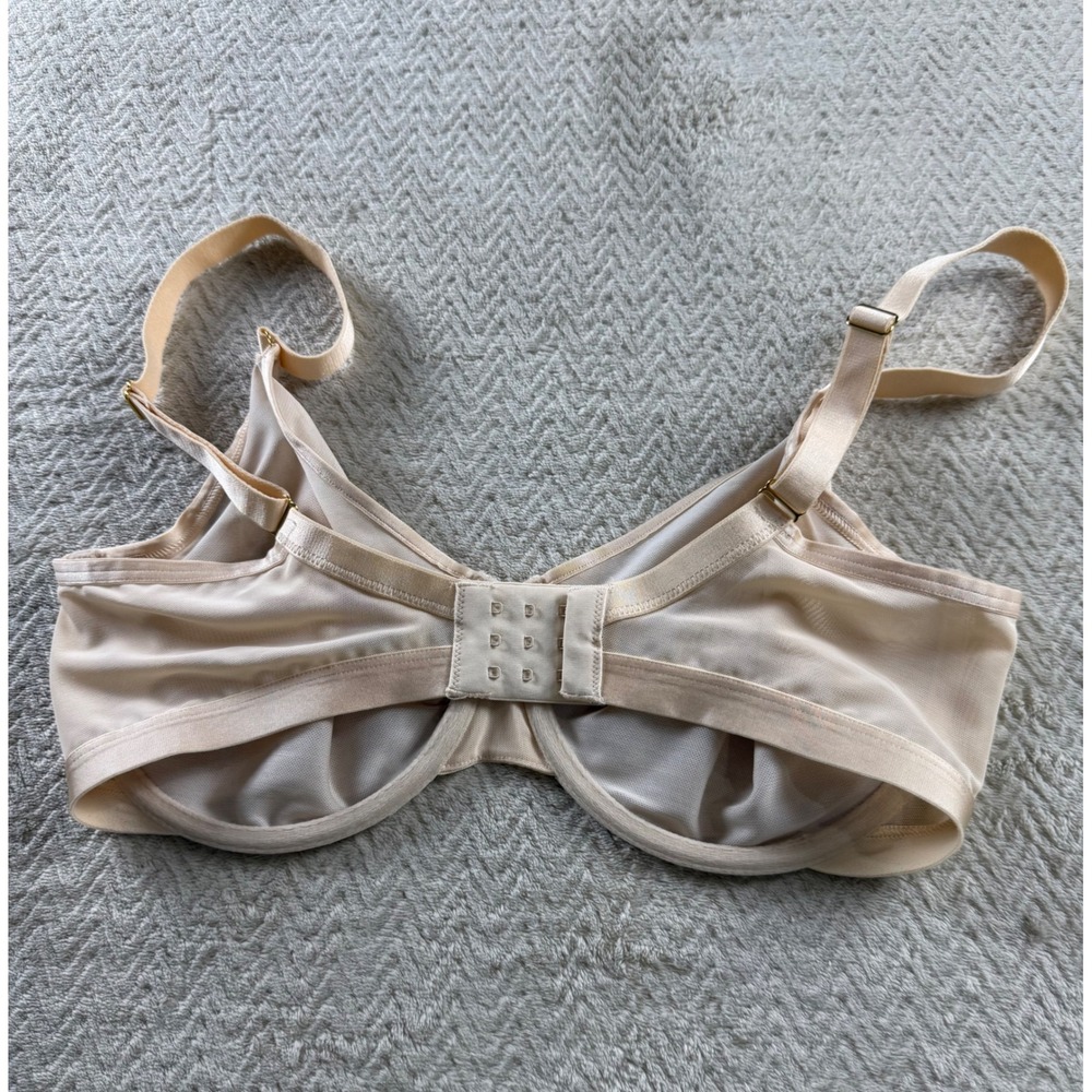 Soma Unbelievable Minimizer Bra 36DD Beige Nude Underwire Mesh 032301 - Picture 4 of 7